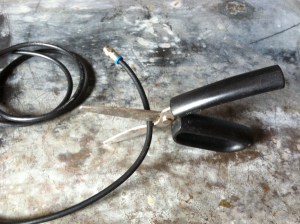 Scissors doing their thing