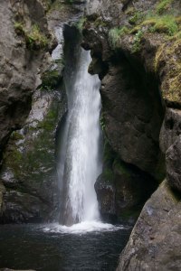 The upper viewpoint for Hardy Falls