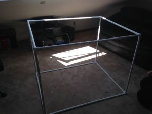 The skeleton of the light-diffusion box